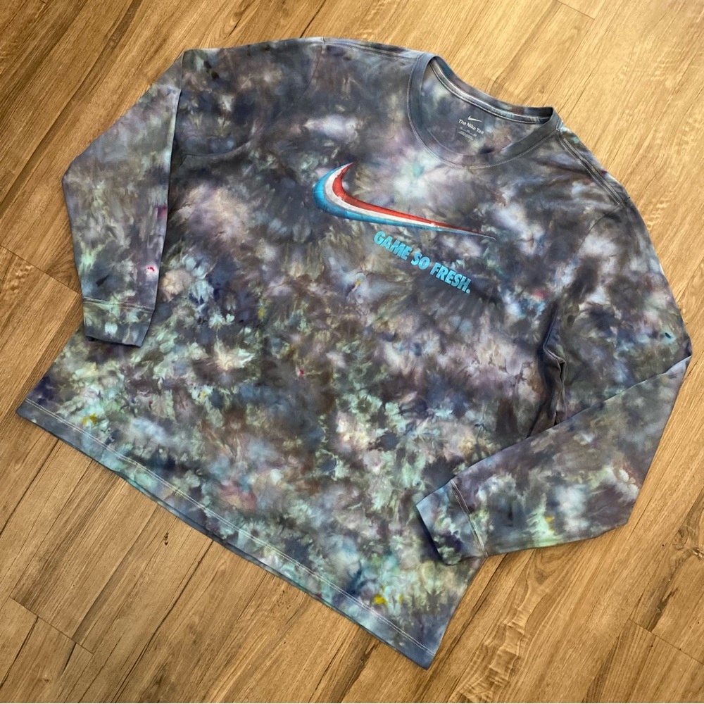 🥶NEW🥶 CUSTOM NIKE TIE DYE MEN’S TEE